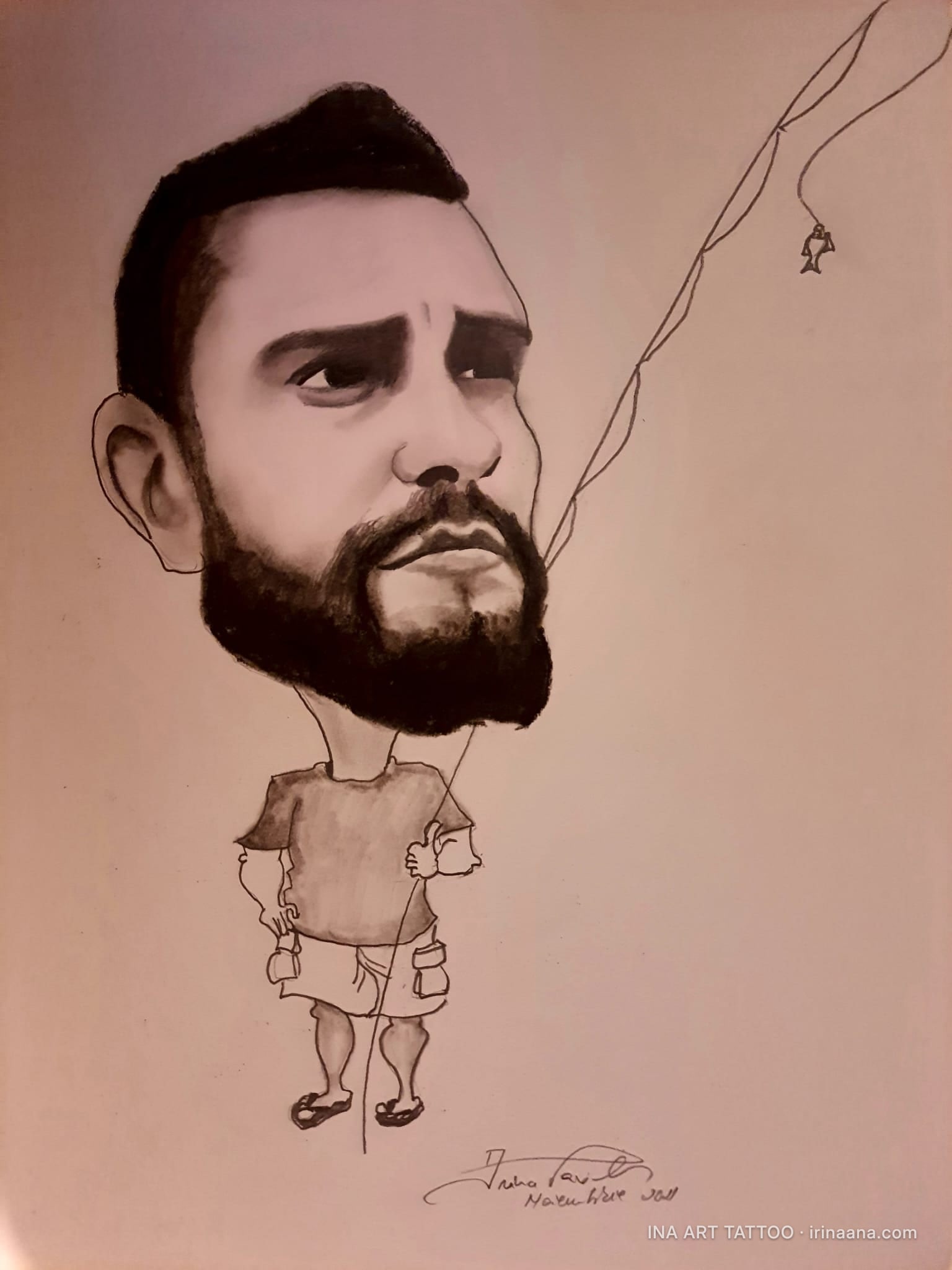 Caricatură în creion — 20