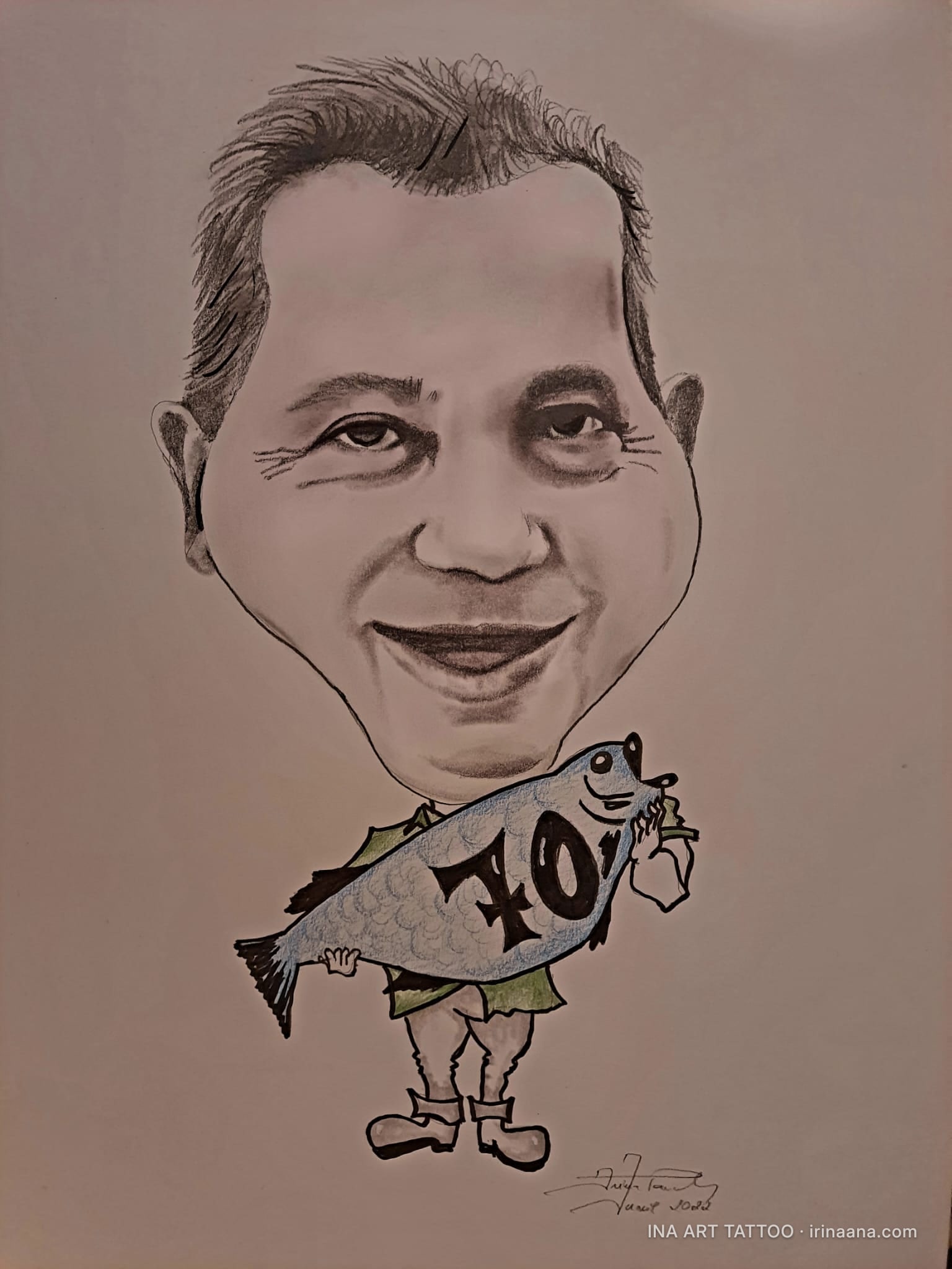 Caricatură în creion — 32