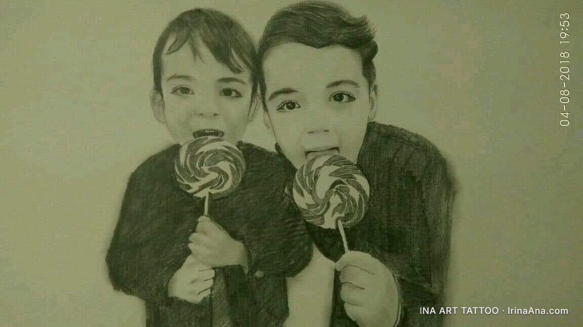 Pencil portraits
