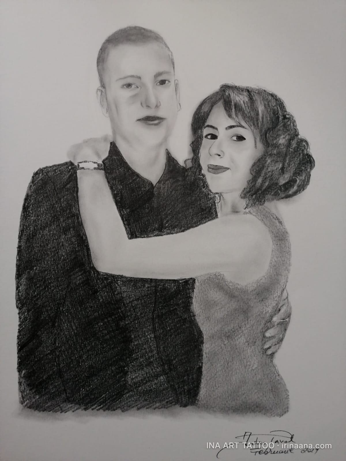 Portrete în creion — 100